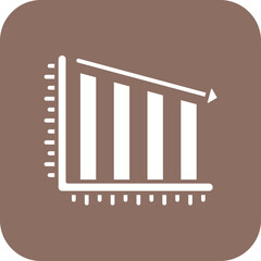 Decline Diagram Icon