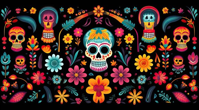 day of the dead Generative AI