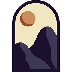 Mountain Wall Decoration,