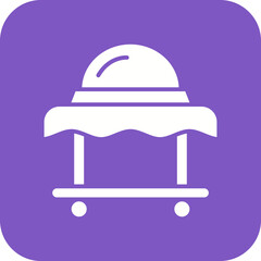 Serving Cart Icon
