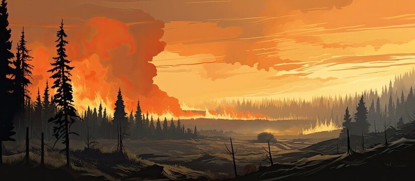 Wildfires in various locations British Columbia Canada Maui in Hawaii Spokane Canada Greece and Turkey including Athens Thessaly Evros Parnitha and Dadia