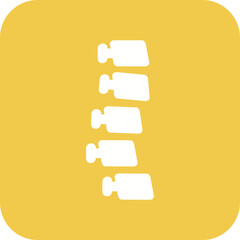Obraz premium Dorsal Spine Icon
