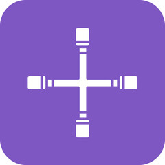 Cross Wrench Icon