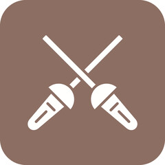 Fencing Sports Icon