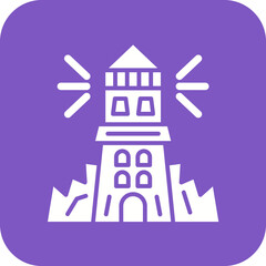 Fototapeta premium Lighthouse Icon