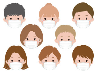 大人・顔・マスク