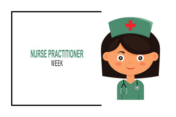 Nurse Practitioner Week background.