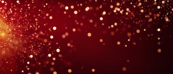 Fototapeta na wymiar Abstract background with gold stars, particles and sparkling on navy blue. Christmas Golden light
