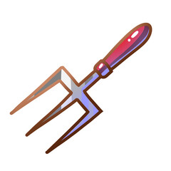 pitchfork cartoon illustration png transparent background