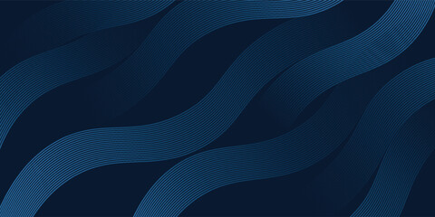 3D kurva gelombang modern latar belakang presentasi abstrak. Kertas mewah dipotong latar belakang