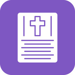 Death Announcement Icon