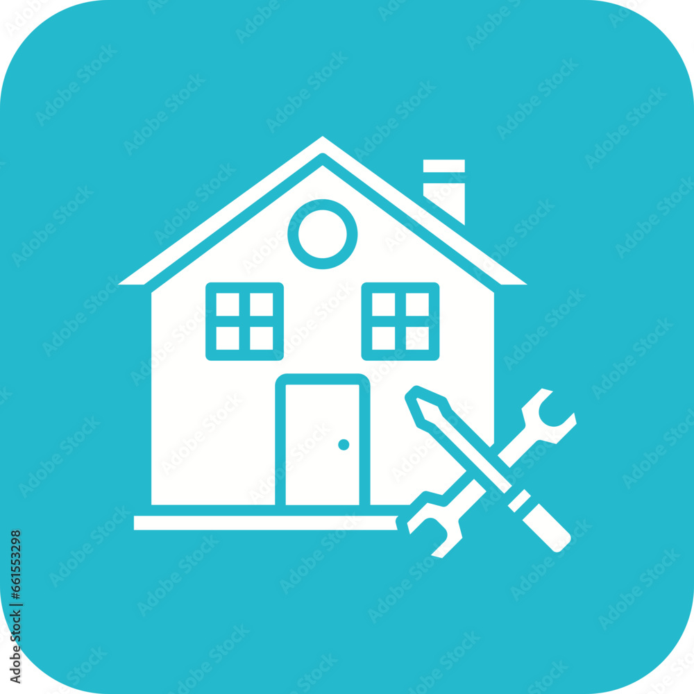 Canvas Prints house repair icon