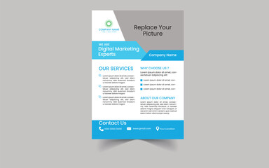 Obraz premium modern flyer design , modern template design