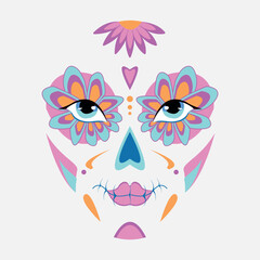Mexican Element, Day Of The Dead, Calavera, La Calavera Catrina, Skull Art, Mexican Skull Makeup, Skeleton