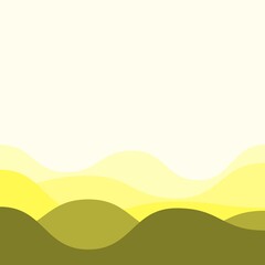 Obraz premium landscape with hills and mountains