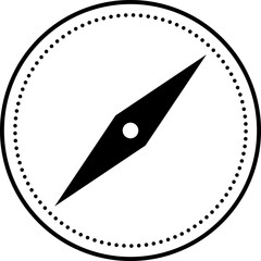 Compass Monochrome Element