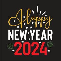 happy new year svg design