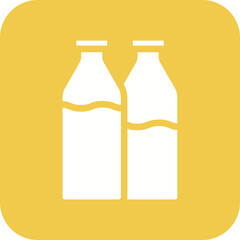 Milk Bottles Icon