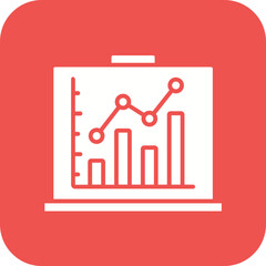 Set Square and Graph Icon