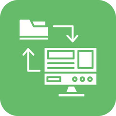 Online File Transfer Icon