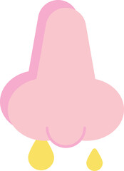 flu  flat icon design style