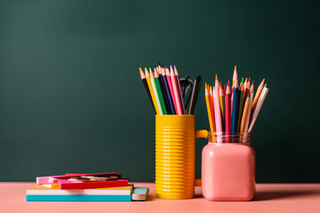 back to school stuff, un splash photo modern ,generative AI