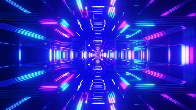 A neon, hypnotic, and psychedelic VJ loop with seamless patterns.