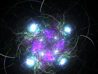 Imaginatory fractal abstract background Image