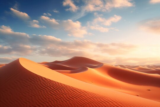 Desert Dunes. Majestic Sandscapes © Synaxx
