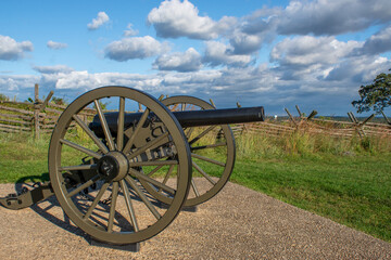 old cannon on the hill