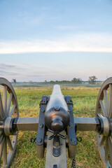Cannon Overlooking Field