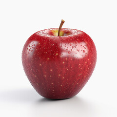 Red apple isolated photo on white background