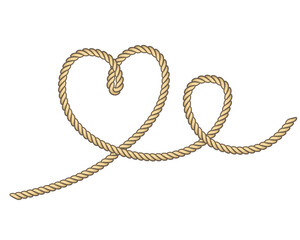 heart shaped rope
