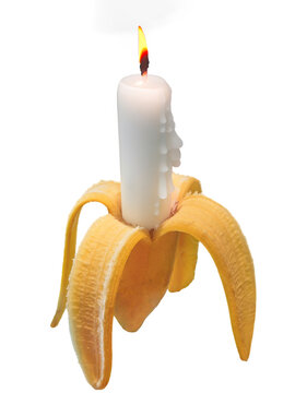 candela co buccia di banana