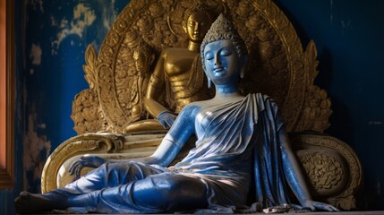 Fototapeta premium Mighty Budgha statue
