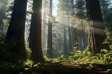 morning in the forest, Generative AI