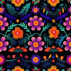 Fototapeta na wymiar mexican embroidery