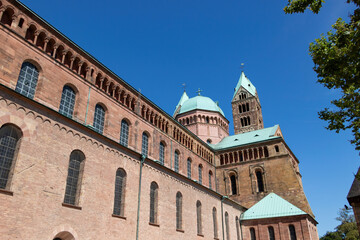 View of the cathedral in Speyer, Germany
