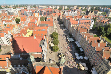 View of Długi Targ Street in Gdańsk