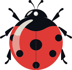 Silhouette of a Crawl Geometric Emblem of Beauty in Black