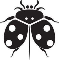 Monochromatic Marvel Timeless Ladybug Icon Eyes of Simplicity Ladybug Emblem in Shadows