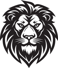Majestic Majesty The Prowling King in Lion Icon Stylish Panther Black Lion Logo Icon Excellence