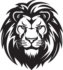 Pouncing Grace Black Lion Emblem   The Essence of Elegance and Power Sleek Sovereign Black Vector Lion Icon   A Regal Symbol of Strength