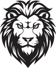Stylish Guardian Black Vector Lion Icon Design   The Guardian of Elegance Regal Ruler Black Lion Emblem Excellence   The Ruler of Strength