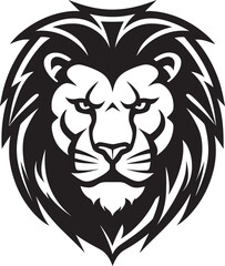 Lions Legacy Vector Icon in Black Serpentine Grace Black Lion Emblem
