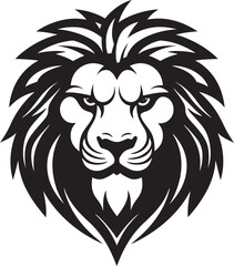 Elegance in Darkness Black Lion Logo Vector Wild Beauty Black Lion Vector Heraldry