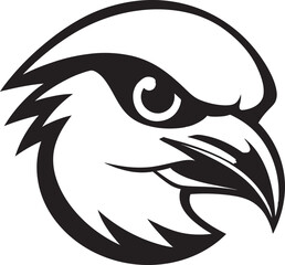 Silent Intrigue Unleashed Black Seagull Symbol Sapphire Flight Vector Seagull Symbol Profile