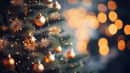 Obraz na płótnie Canvas a Christmas tree with gifts in the background, Chrismas tree background, Chrismas decoration, Chrismas background, Chrismas decoration
