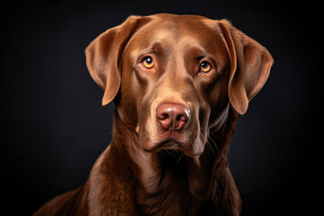 Soulful Stare: Labrador Retriever's Emotive Portrait