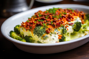 Cheesy Bacon Broccoli Keto Dish